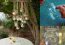 Wie man hängende Einmachglas-Kerzenhalter herstellt