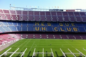 Anfahrt zum Camp Nou in Barcelona