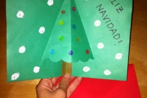 So erstellen Sie eine Popup-Weihnachtsbaumkarte