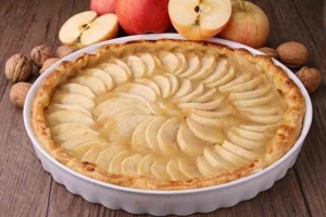 So backen Sie einen Apfelkuchen ohne Ofen