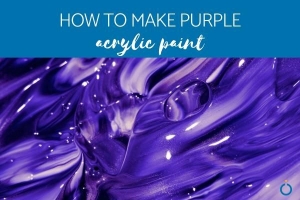 Wie man lila Acrylfarbe herstellt